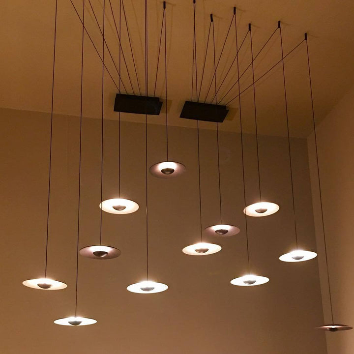 Ginger Nordic Pendant Light, metal with woodgrain and matte black finish, sleek design, ideal for modern interiors.