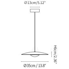 Ginger Nordic Pendant Light, metal with woodgrain and matte black finish, sleek design, ideal for modern interiors.