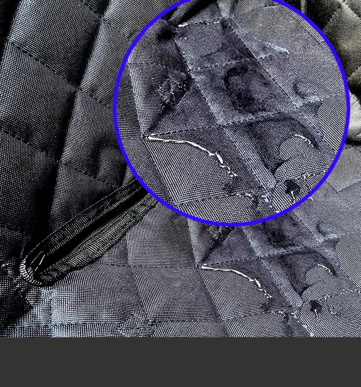 "Gray waterproof dog car seat protector with padded design and side protection, shields against dirt and scratches."