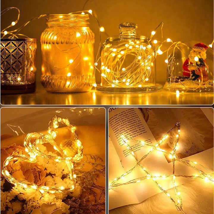 Waterproof LED Fairy Lights for Bedroom, Wedding & Holiday Decor