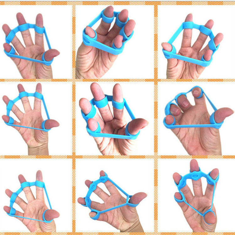 Unisex Silicone Hand Exerciser Finger Bands