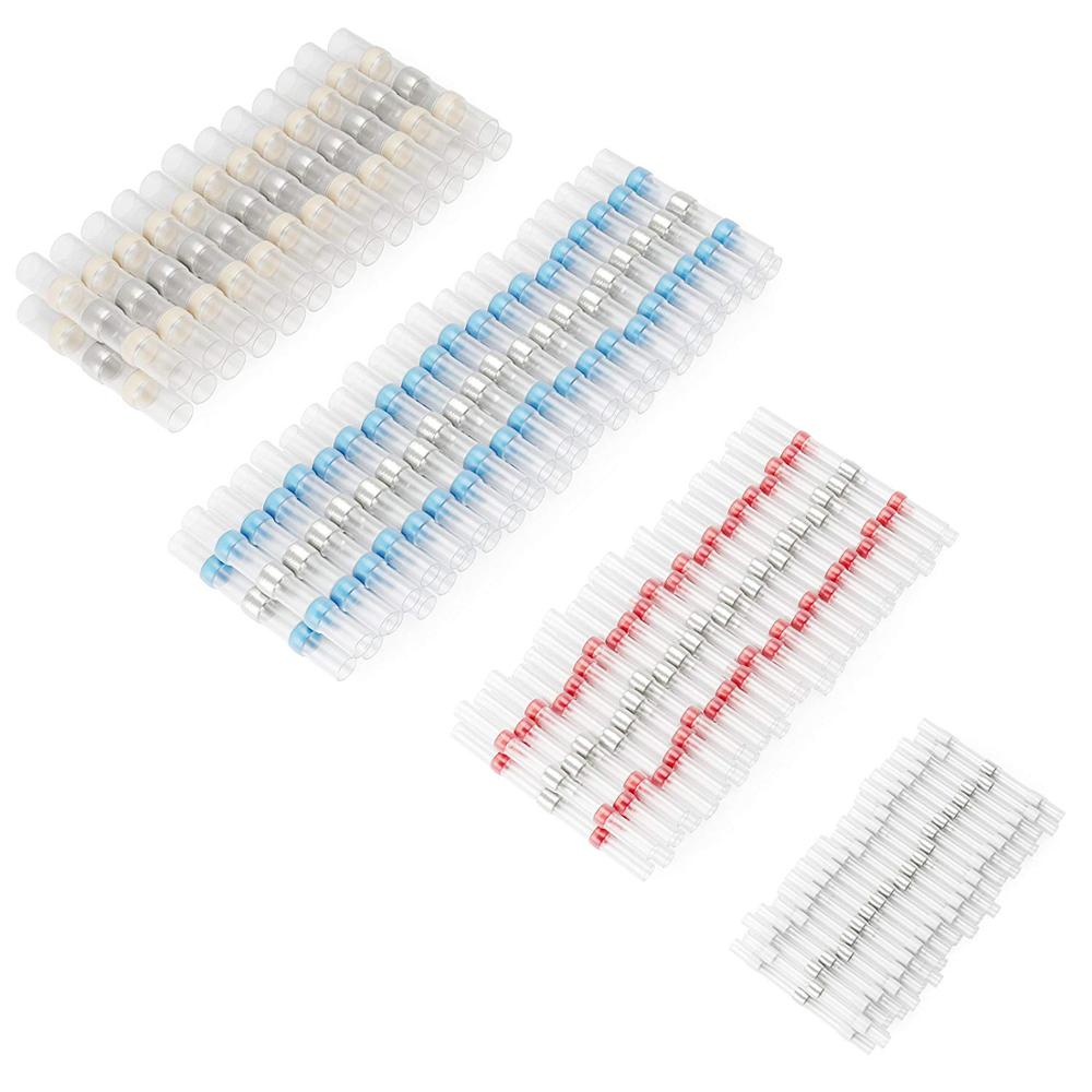 Waterproof Heat Shrink Butt Connectors with Solder Seal – 100 PCS Set