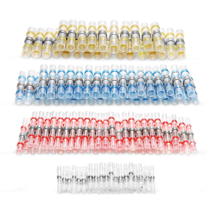 Waterproof Heat Shrink Butt Connectors with Solder Seal – 100 PCS Set