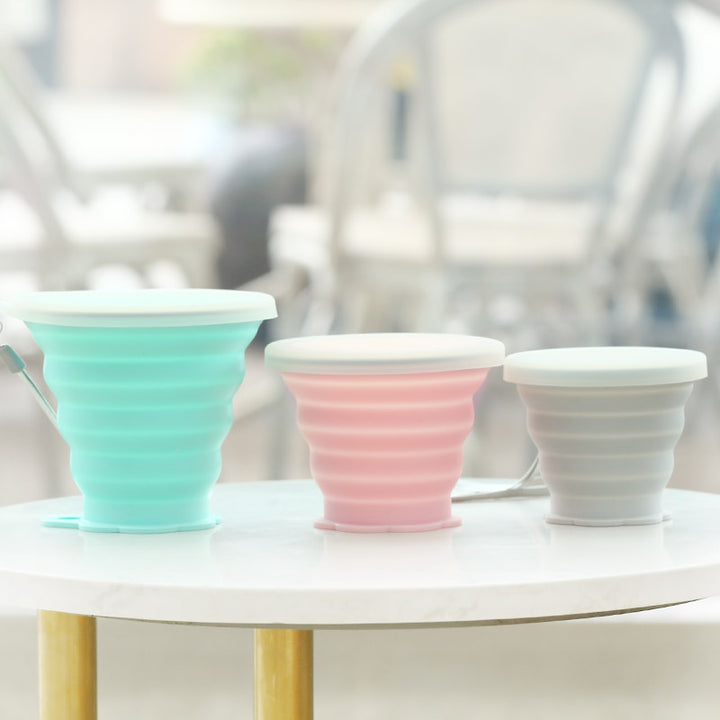 Silicone Collapsible Travel Cup for Camping & Trave