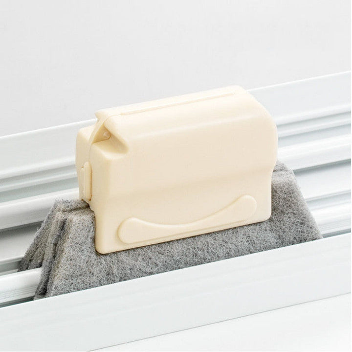 Magic Window Groove Cleaning Brush with soft bristles and ergonomic handle for efficient cleaning of tight corners and groove