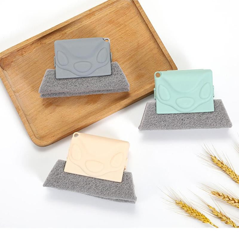 Magic Window Groove Cleaning Brush with soft bristles and ergonomic handle for efficient cleaning of tight corners and groove