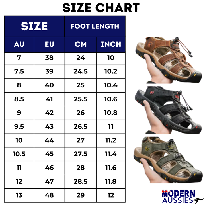 Men's all-weather comfort sandals, flexible fit, anti-slip sole, black color, rubber sole, artificial leather upper.