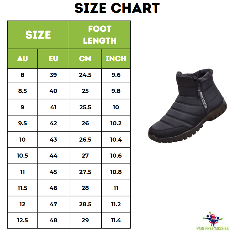 "Men's warm zipper shoes, cotton insole, black leather, water-resistant, ensures comfort and warmth in cold weather."