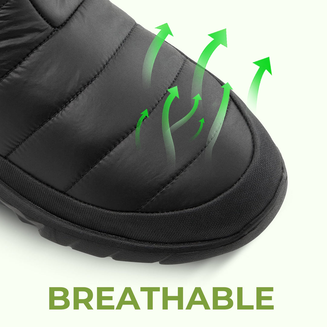 "Men's warm zipper shoes, cotton insole, black leather, water-resistant, ensures comfort and warmth in cold weather."
