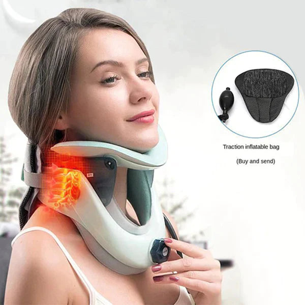 "Orthopaedic cervical collar brace for neck pain relief, ergonomic design, adjustable, breathable fabric, personal fit"