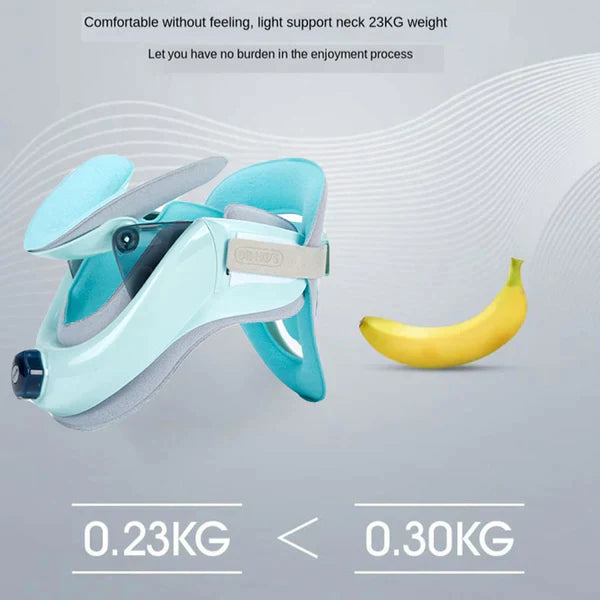 "Orthopaedic cervical collar brace for neck pain relief, ergonomic design, adjustable, breathable fabric, personal fit"