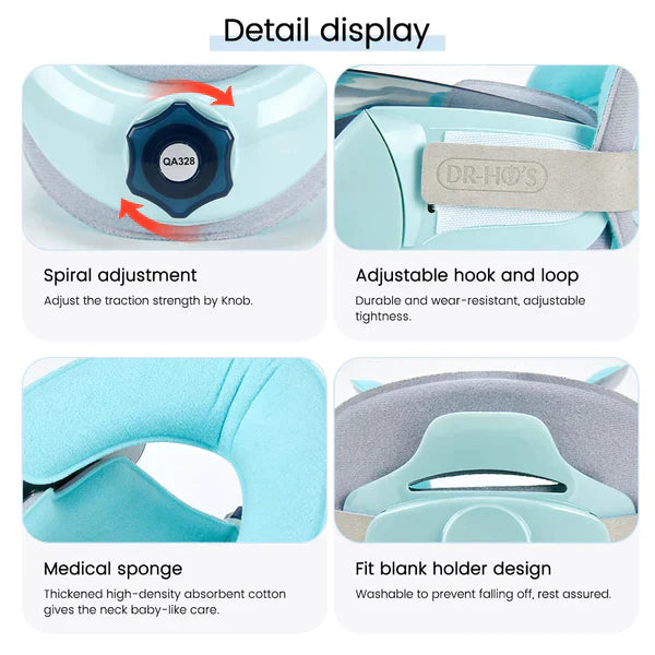 "Orthopaedic cervical collar brace for neck pain relief, ergonomic design, adjustable, breathable fabric, personal fit"