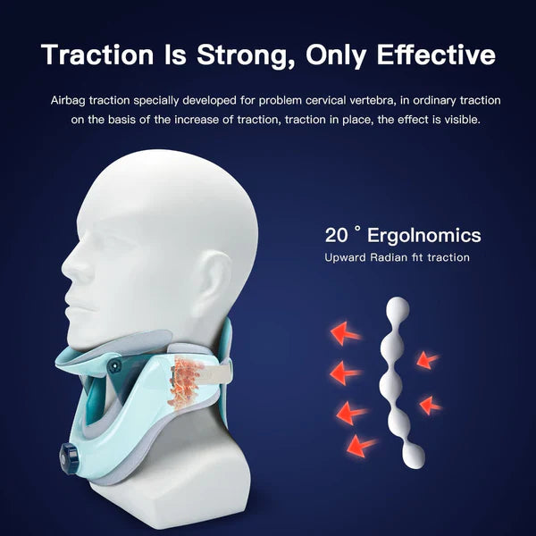 "Orthopaedic cervical collar brace for neck pain relief, ergonomic design, adjustable, breathable fabric, personal fit"