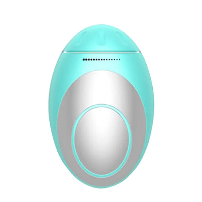 "Portable Sleep Aid Device in calming Green, sleek design for insomnia relief, improving sleep quality and ease of use."