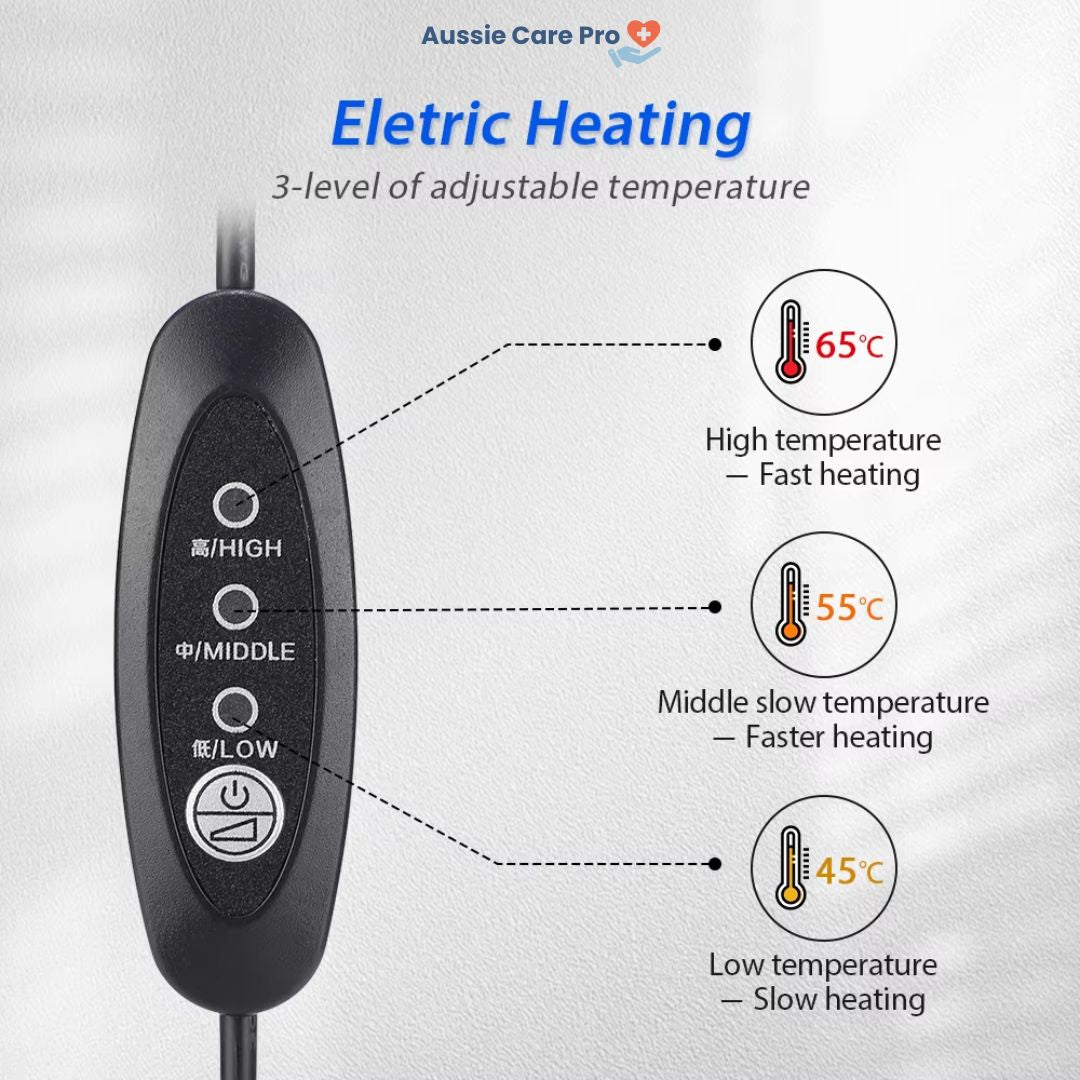 "Professional neck traction device with heat therapy, ergonomic design, supports neck posture, promotes relaxation and pain r