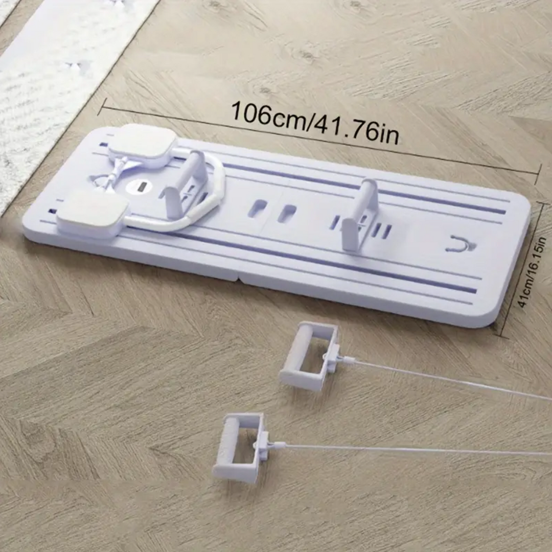 "Purple Pilates reformer set for all fitness levels, enhances core strength and flexibility, ideal for home or office use."