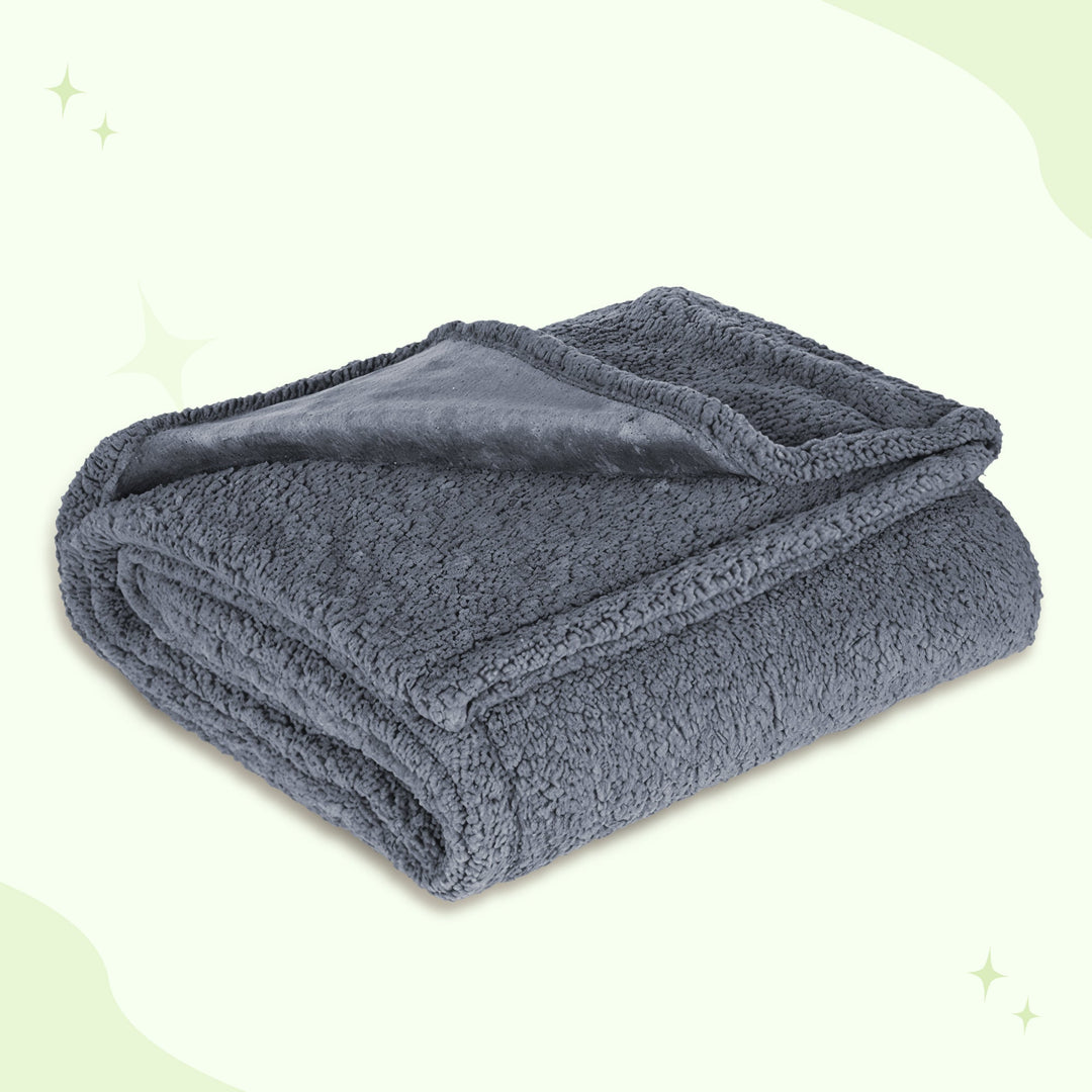 "Soft adult waterproof intimacy blanket, black, king size; sleek design, protects against spills and stains in bedrooms."