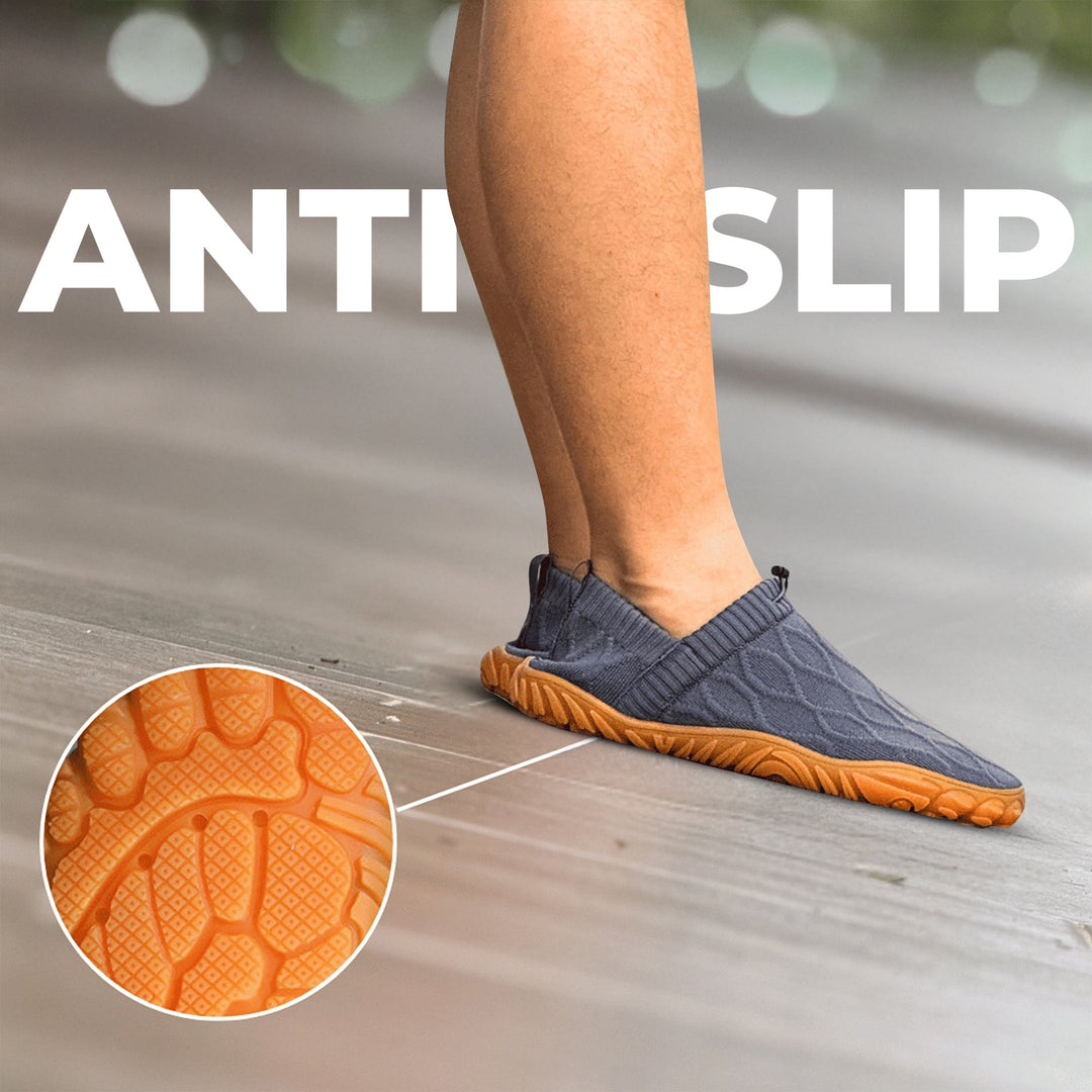 "Ultralight flexible unisex slip-on barefoot shoes, showcasing slip-on design and available in versatile colors."