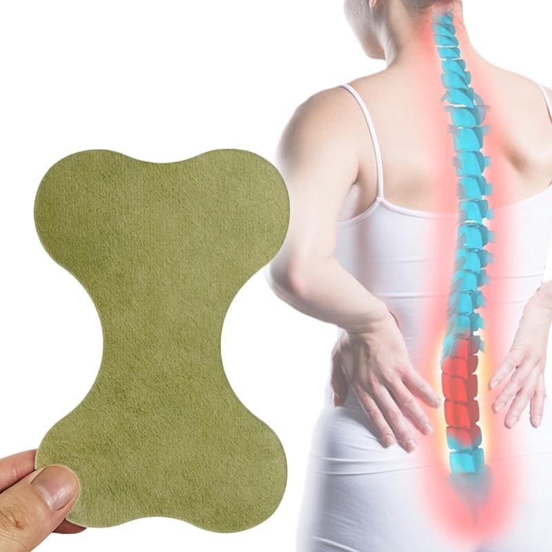 "Unisex back pain relief kit with natural herbal patches; effective for reducing chronic discomfort and enhancing mobility."