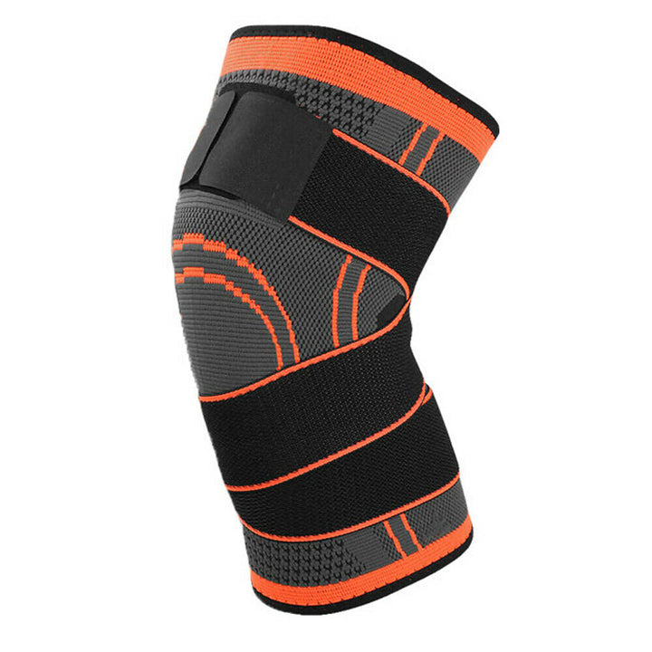 "Unisex knee compression sleeve for arthritis relief, grey color, breathable material, seamless fit, non-slip design."