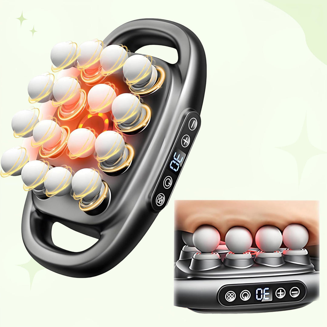 "Versatile multi-intensity massager with adjustable settings, ergonomic design, for custom comfort and muscle relaxation."