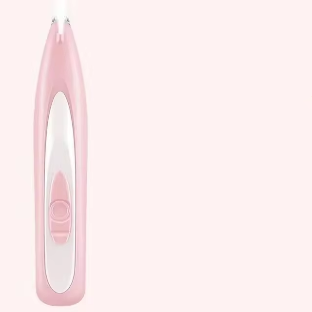 Waterproof pet paw trimmer with ergonomic design, LED light, and USB charging for precise grooming and easy maintenance.