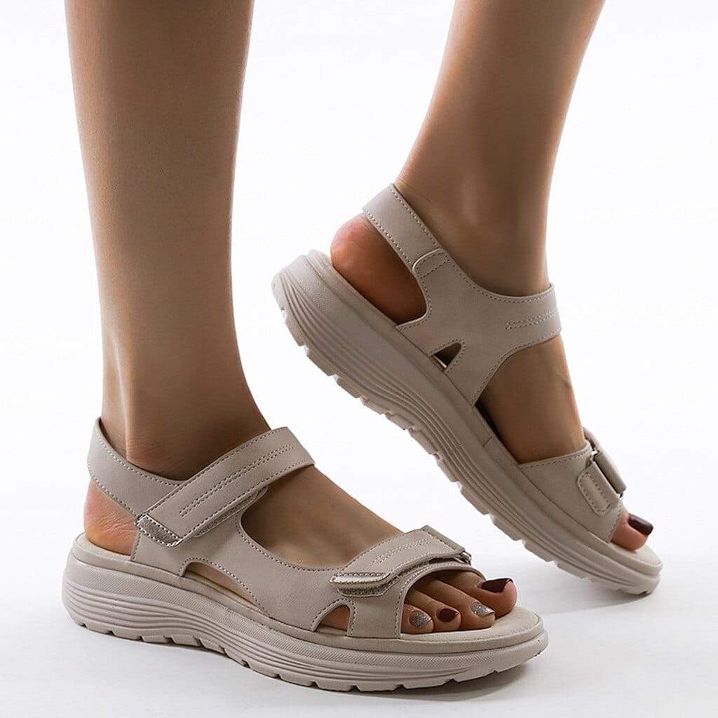 Women's orthopedic sandals with comfort cushioning, stylish design, soft sole, ideal for casual or formal wear.