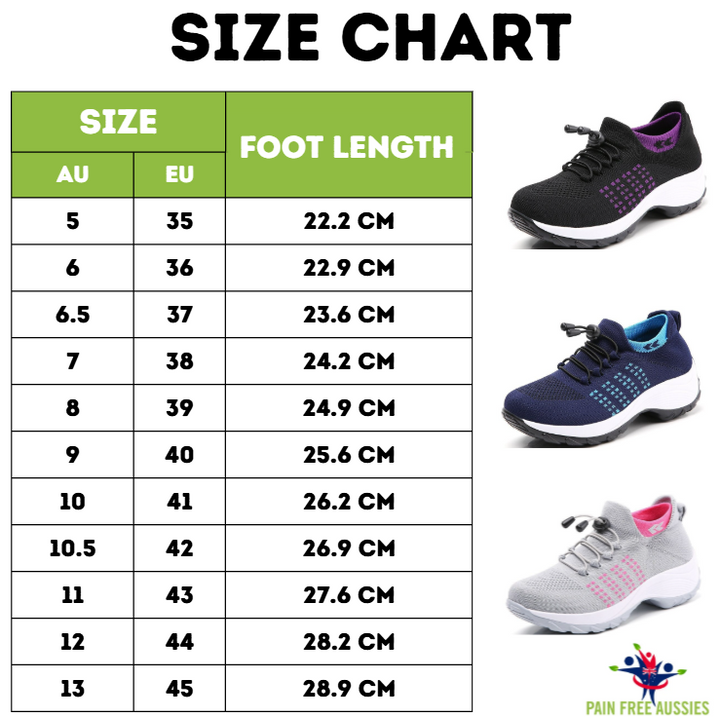 "Women's stretch comfort shoes in black, featuring cushioned insoles and flexible soles for stylish everyday walking relief."