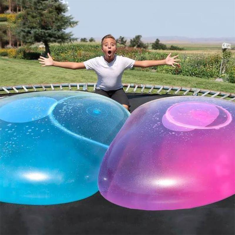 Unisex giant inflatable bubble ball, perfect for outdoor fun and active kids' play.