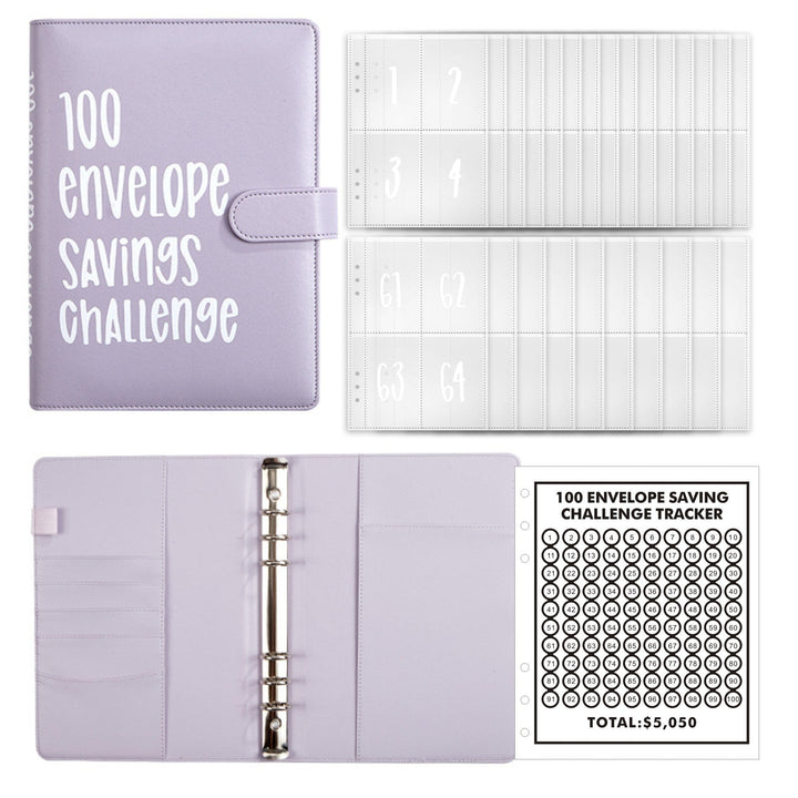 The 100 envelope challenge set, showing each envelope numbered, for systematic cash budgeting.