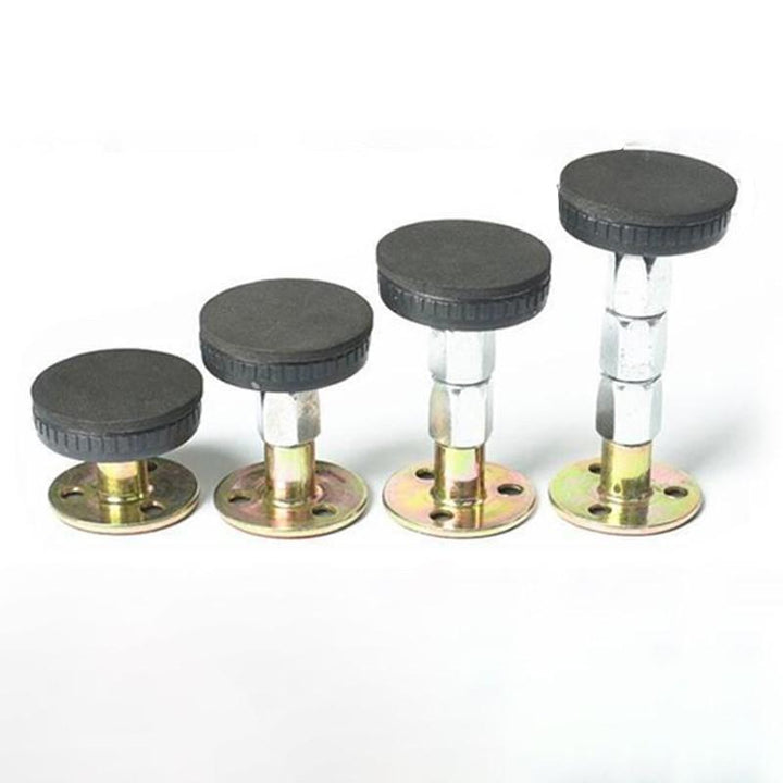 Detail of an anti-shake bed stabilizer, demonstrating easy adjustment for various bed frames.