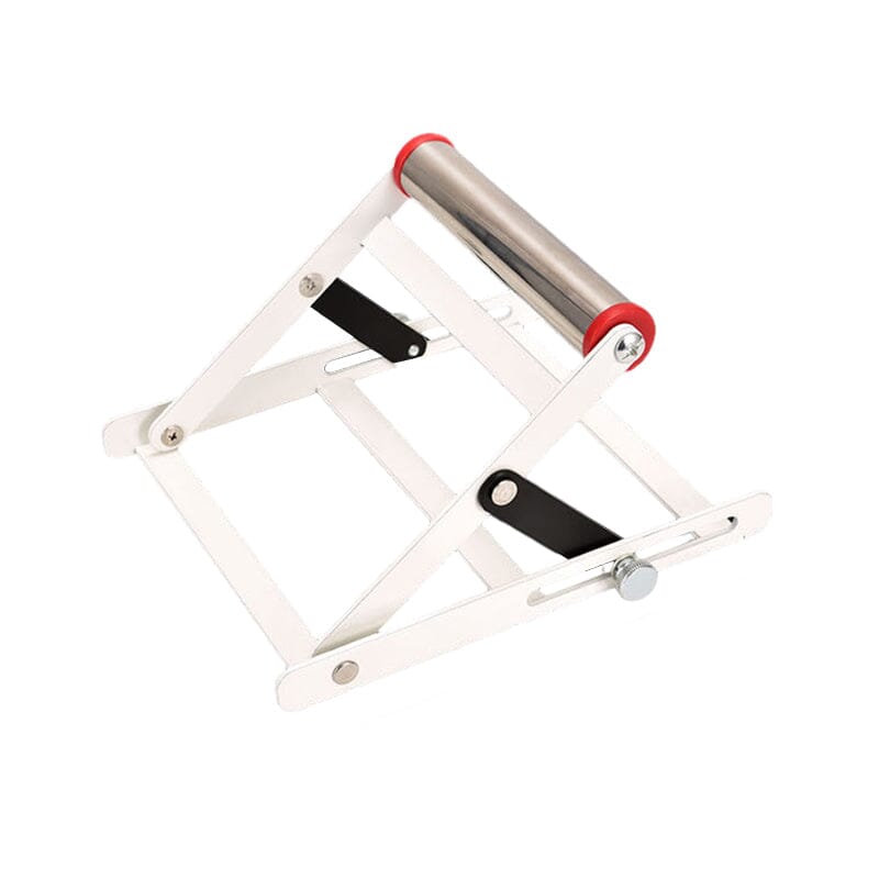 Portable adjustable cutting stand, ideal power tool accessory for job sites and workshops