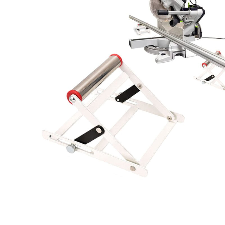 An extendable adjustable cutting machine stand providing stable workpiece support