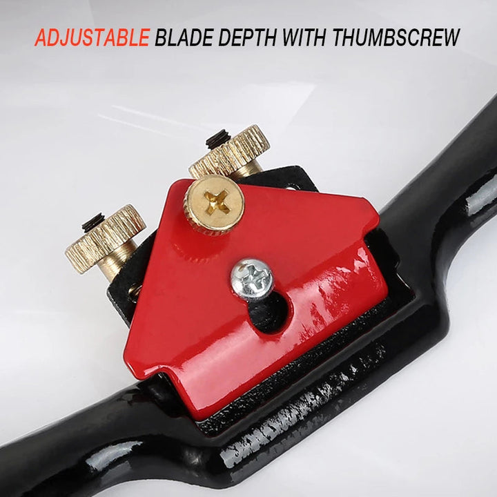 Portable adjustable hand planer, perfect for various woodworking applications and precision wood shaping.