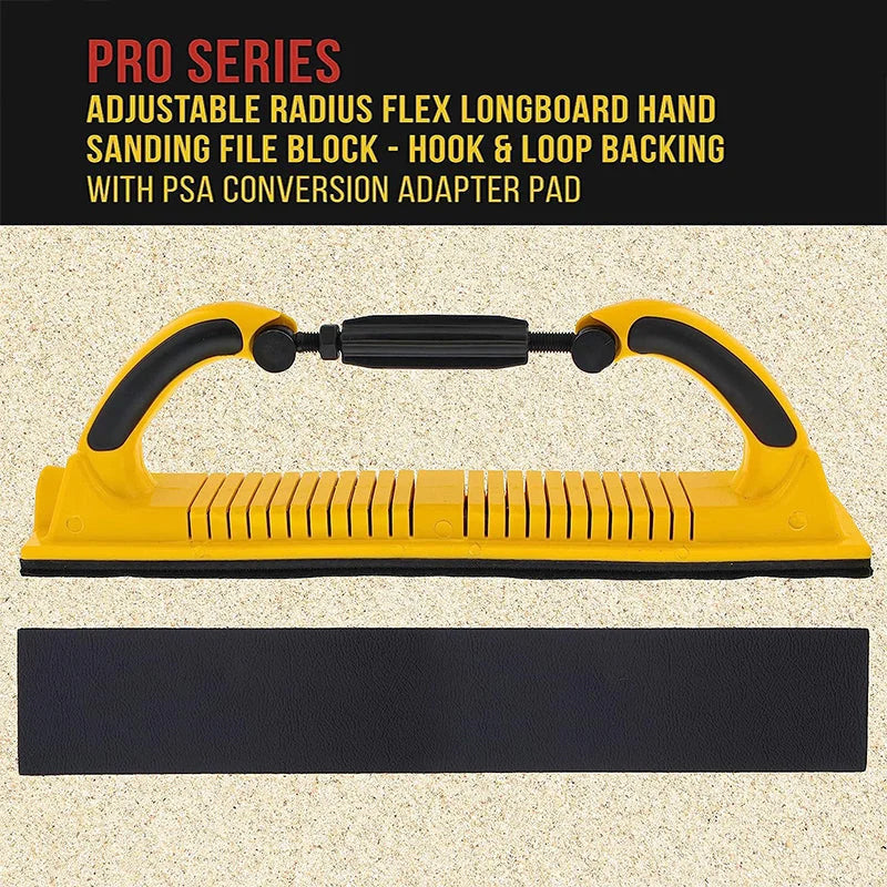 Adjustable sanding block file, versatile hand tool for efficient grinding, polishing & surface prep