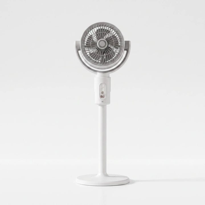 Powerful adjustable pedestal fan for efficient home and office climate control.