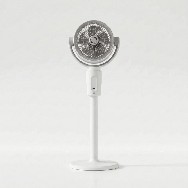 Stay cool with this adjustable height pedestal fan, essential for personal comfort.