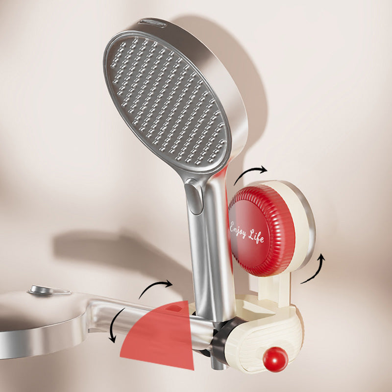 Bathroom shower accessory: adjustable suction shower holder for easy installation