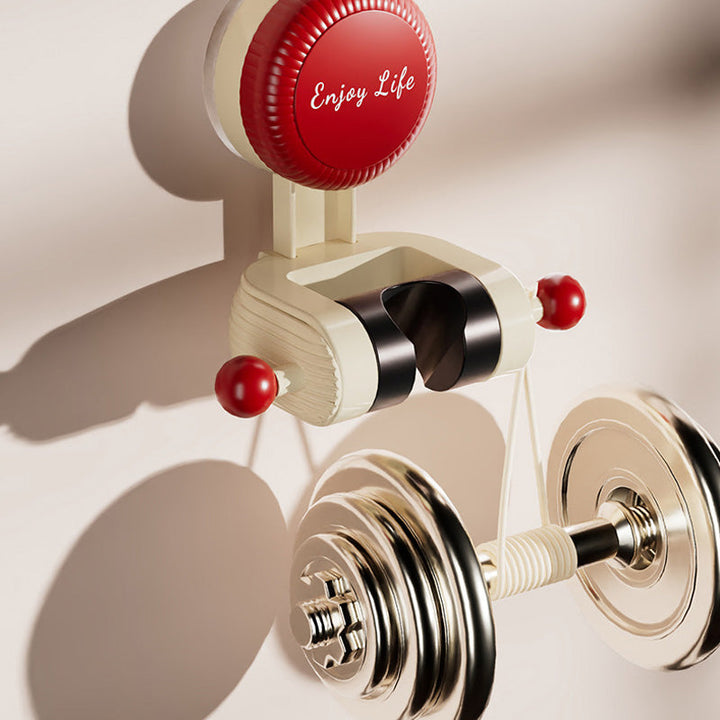 Packaging of the adjustable suction shower holder, highlighting 'no drilling needed'