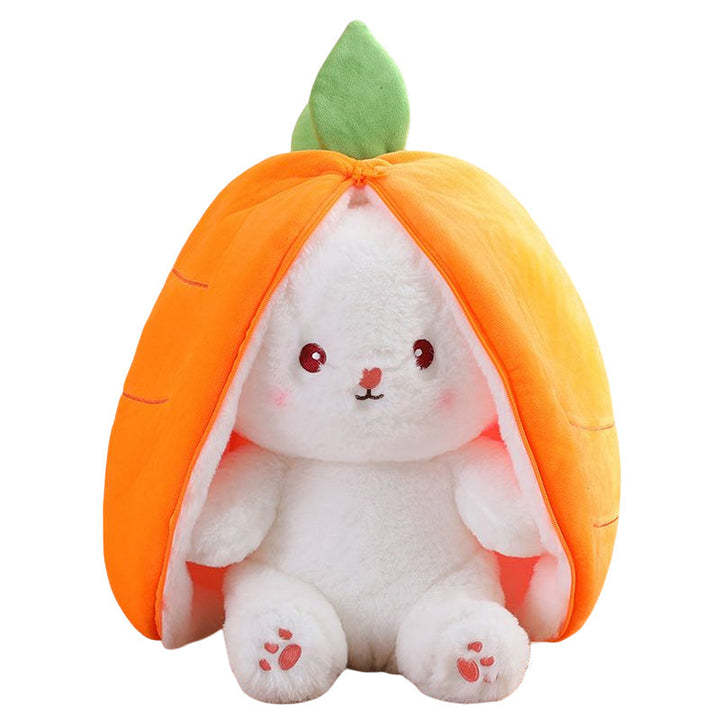 Adorable plush rabbit, an endearing soft toy for imaginative play and decor.