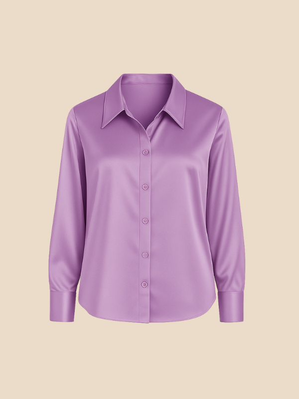 Professional Adriana button-up blouse, a chic addition to workwear.