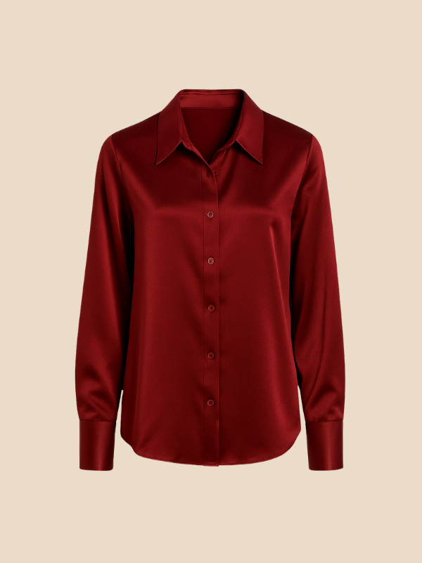 Versatile Adriana long sleeve top, a professional button-up for ladies.