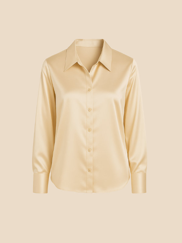 Adriana women's button-up, professional long sleeve for office elegance.