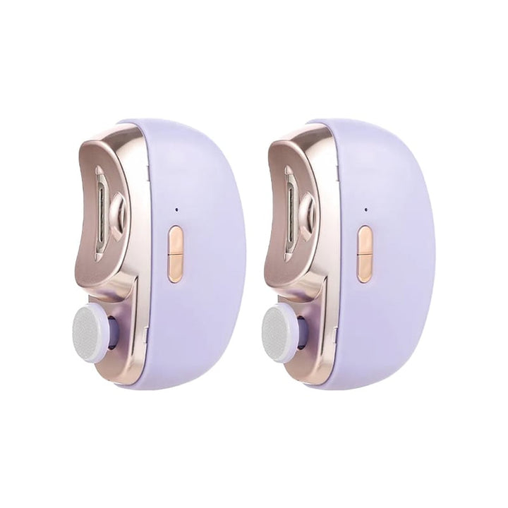 Rechargeable electric nail clippers with long-lasting battery, suitable for travel and home use