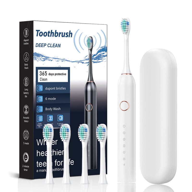 Adult's Sonic Electric Toothbrush with a full charging cycle, ready for extended oral care