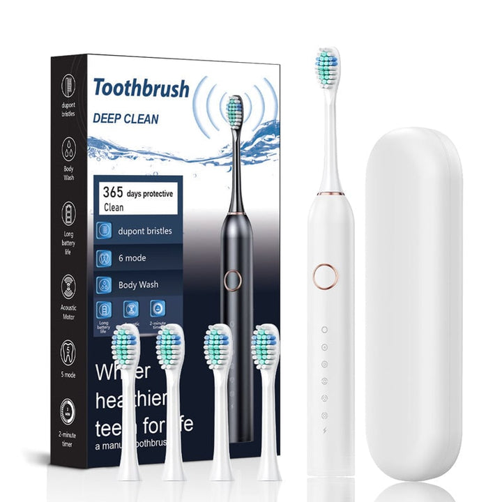 Adult's Sonic Electric Toothbrush with a full charging cycle, ready for extended oral care