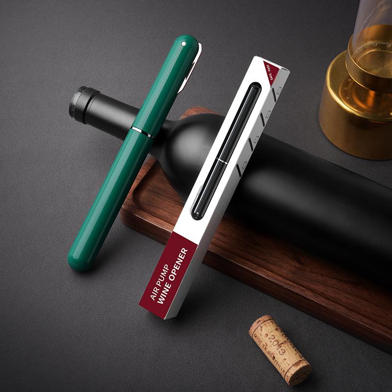 Side view of the Air Pressure Wine Corkscrew, emphasizing its sleek and modern design.