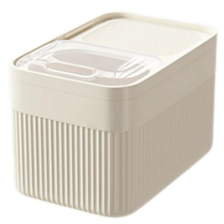 Airtight pet food storage container, large capacity for dry dog & cat food, keeping it fresh & organized.