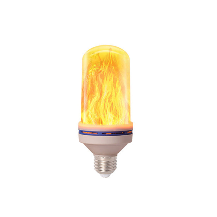Decorative fire bulb, LED with gravity sensing, great for lamps, lanterns, or outdoor fixtures