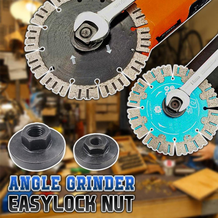 Polishing tool part: Angle grinder flange nut, universal, for quick and secure disc attachment